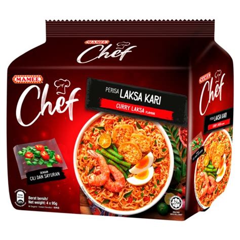 Mamee Chef Curry Laksa Instant Noodle X G
