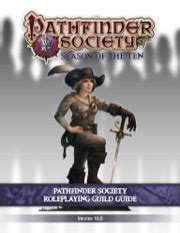 Pathfinder society field guide, a pathfinder campaign setting sourcebook by erik mona, mark moreland, russ taylor, and larry wilhelm, was released in july 2011. paizo.com - Pathfinder Society Roleplaying Guild Guide