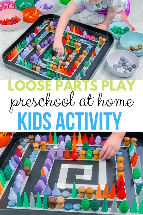 Loose Parts Play Preschool At Home Activity Active Littles