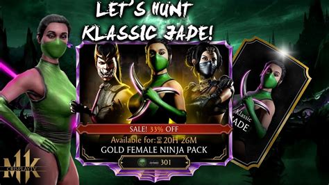 Female Ninja Pack Opening Mk Mobile Hunting Klassic Jade Youtube