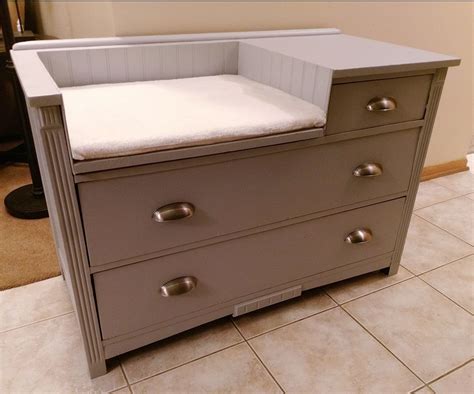 Beat Up Dresser To Stylish Changing Table Diy Baby Furniture