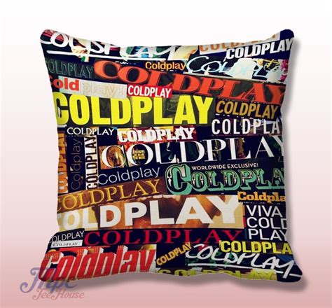 Coldplay Collage Throw Pillow Cover Mpcteehouse 80s Tees Pillow