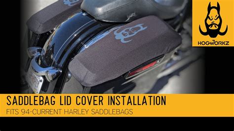 Harley® Saddlebag Lid Covers From Hogworkz® Fits 94 Current Harley