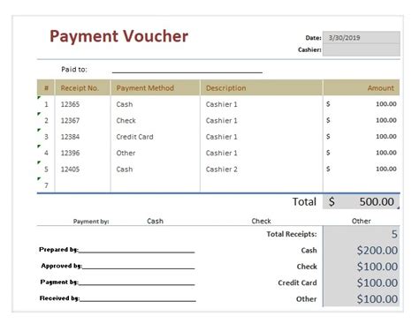 Excel 2003 (.xls) openoffice (.ods) word 2007+ (.docx). Payment Voucher Templates | 17+ Free Printable Word, Excel & PDF Formats
