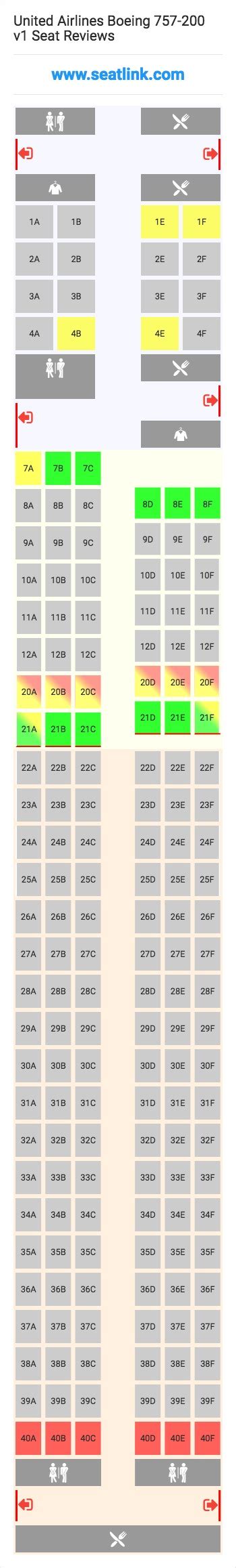 Seat Map And Seating Chart Boeing 757 200 Jet2 Boeing 757 Fleet Photos