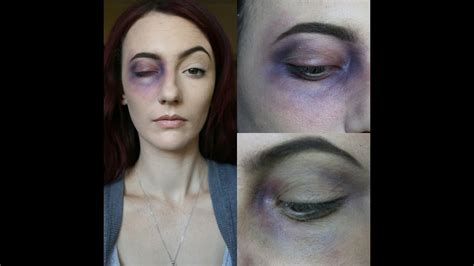 bruise black eye tutorial nicole warry youtube