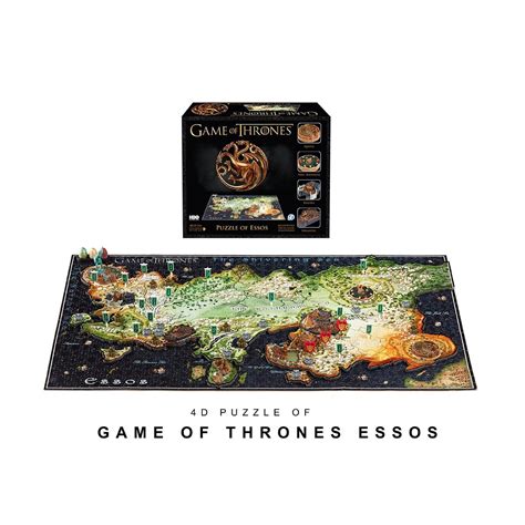 Game Of Thrones Puzzle 3d Essos 1350 Pieces Figurine Discount