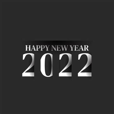2022 Happy New Year Logo Text Design 2022 Number Design Template