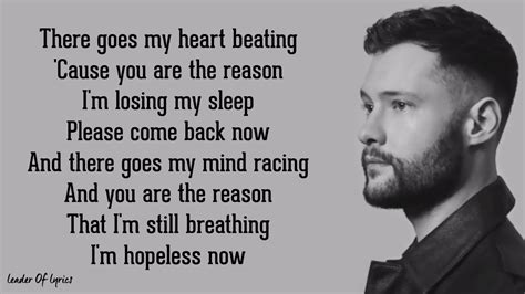 As little children we would dream of christmas morn of all the gifts and toys we knew we'd find but we never realized a baby born one blessed night gave us the greatest gift of our lives. Calum Scott - YOU ARE THE REASON (Lyrics) - YouTube