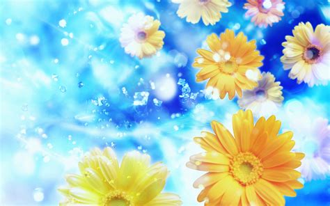 Flower background yellow yellow flowers and sun summer flowers garden happy yellow and blue floral spring flowers from above blue leaves and yellow yellow flower landscape blue. Flowers For Background Picture - WallpaperSafari