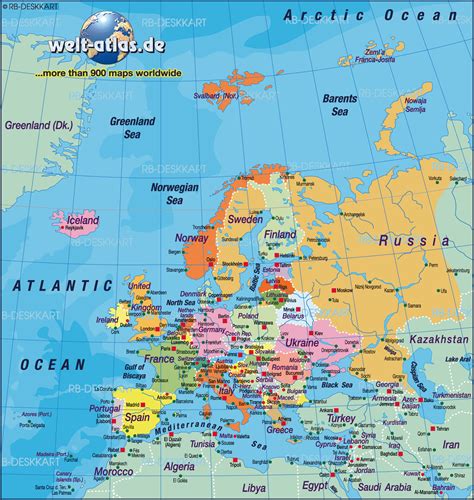 Map Of Europe Map Of The World Political General Map Region Of The