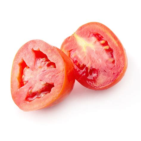 Premium Photo Tomato Slice Isolated Over White Background