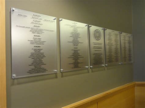 Donor Wall Gallery Donor Recognition Wall Donor Wall Donor Wall Design