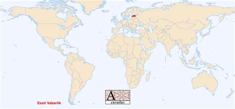 World Atlas The Sovereign States Of The World Estonia Eesti