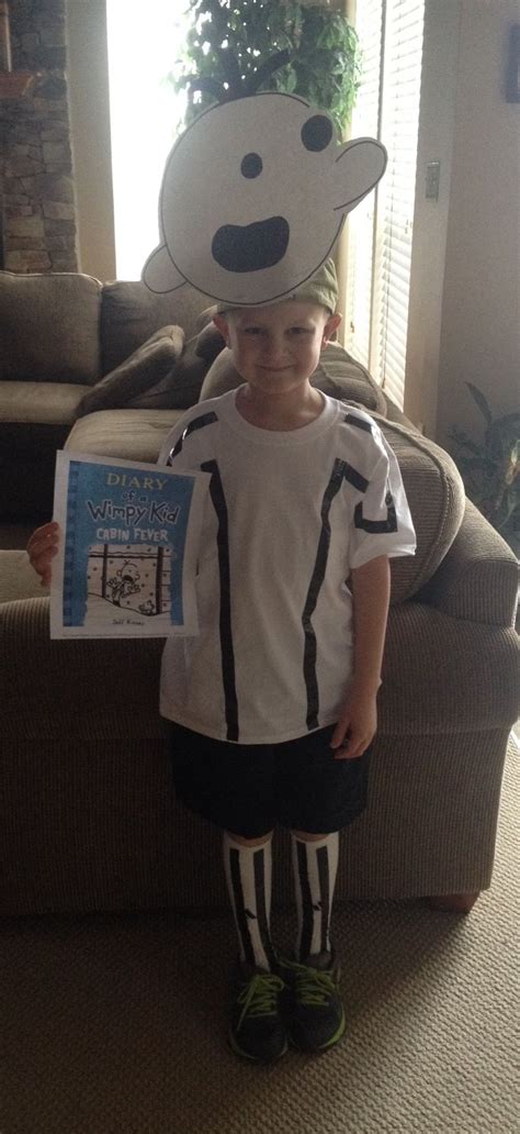 Diary Of A Wimpy Kid Character Costume Day For School Book Character
