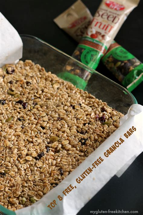 Granola bars are always touted as a healthy snack, but if you don't select yours carefully, you could wind up buying a glorified candy bar. Gluten-free Top 8 Allergen-free Granola Bars