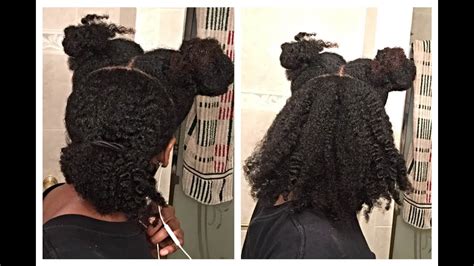 Learn how to change you hair type with one hairstyle! Nigerian 4C Natural Hair Update (twisting, texture, length ...