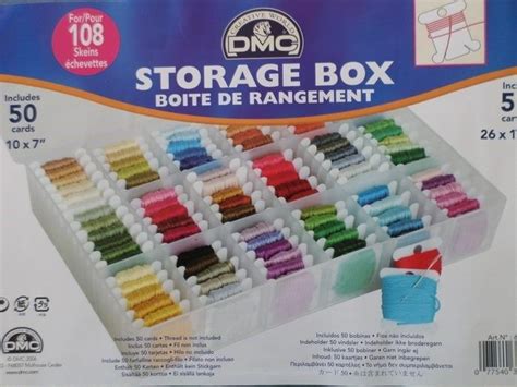 Dmc Floss Storage Box Holds 180 Skeins Dmc Floss Floss Storage Box