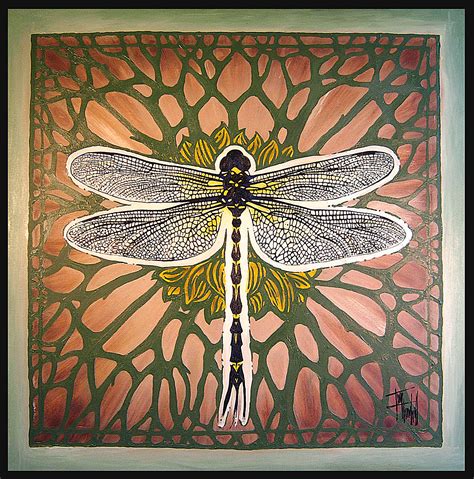 Dragonfly Painting Terrell Thornhill Art