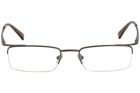 ray ban men s eyeglasses rx8582 rx 8582 rayban half rim titanium optical frame