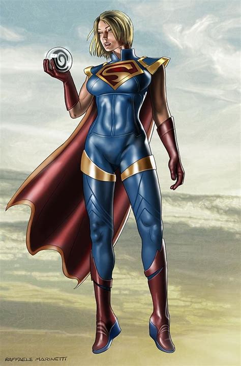 Supergirl Commission By RaffaeleMarinetti Supergirl Dc Comics Artwork Superhero