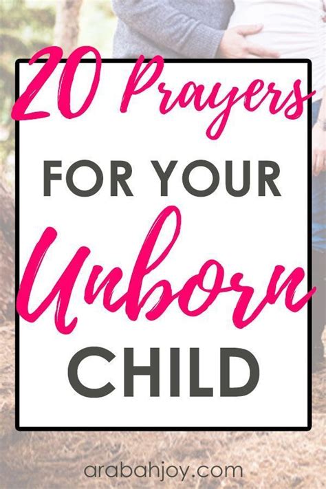 20 Scriptures To Pray Over Your Unborn Baby Arabah Prayer For Baby