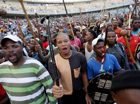 South Africa Violence Zulu King Denies Inciting Racist Attacks And