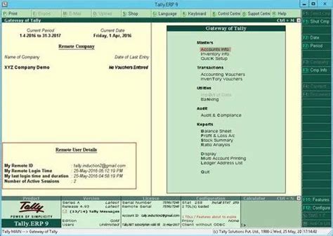 Tally Erp 9 Software Free Demo Available At Rs 18000 In Kolkata Id