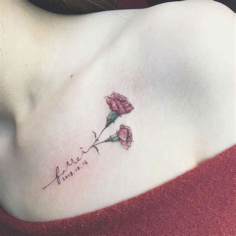 27 Beautiful Carnation Tattoo Ideas And Their Symbolism