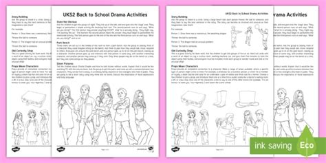 Year 5 And Year 6 Drama Game Ideas Primary Resource