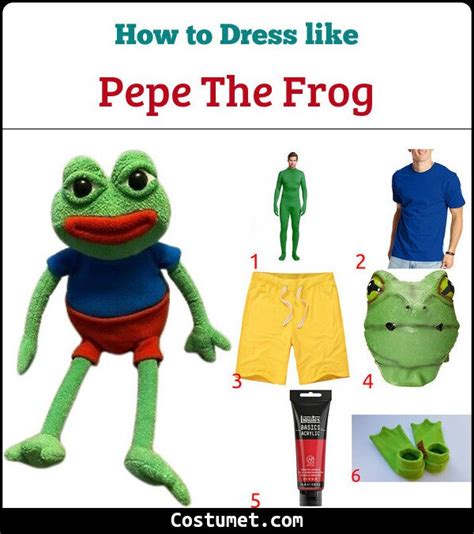 Pepe The Frog Costume For Cosplay And Halloween