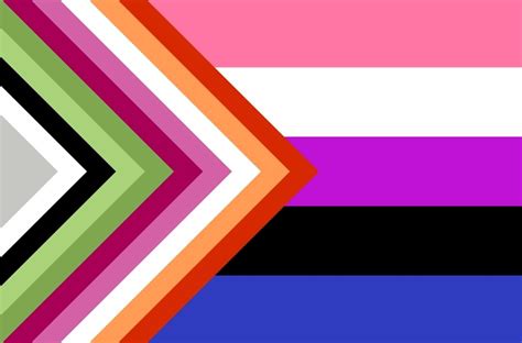 Genderfluid Demiromantic And Lesbian Flag For U Randomunity R Queervexillology