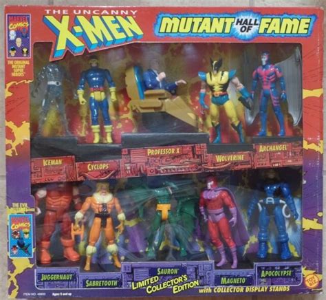 Vintage 1993 Toy Biz Uncanny X Men Mutant Hall Of Fame 10 Figure Marvel