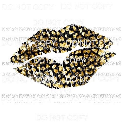 Martodesigns Leopard Lips 3 Sublimation Transfers