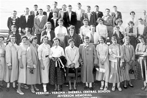 Then And Now The Class Of 1955 Was The 1st To Graduate From Vvs Oneida