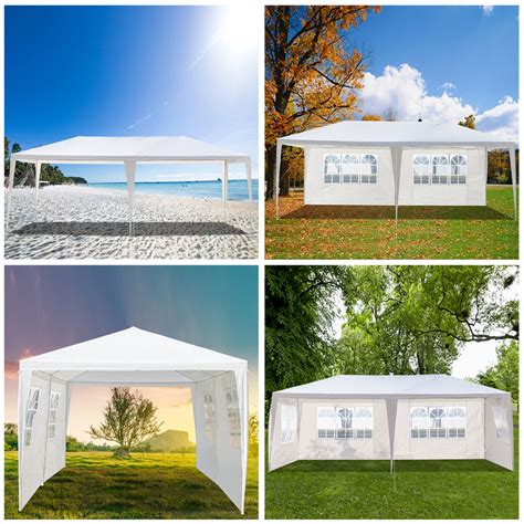 Topcobe 10 X 20 Outdoor Canopy Party Event Tent White Canopy Wedding