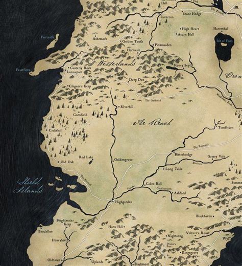 Printable Map Of Westeros And Essos Maps Of The World