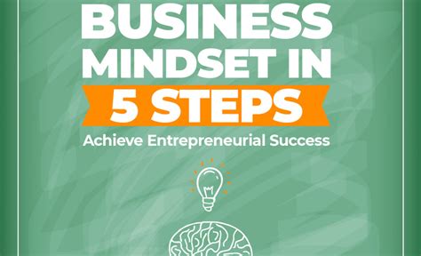 How To Develop A Business Mindset In 5 Steps Achieve Entrepreneurial