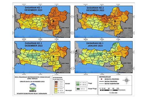 Bmkg Curah Hujan Di Sebagian Wilayah Jateng Diprakirakan Rendah