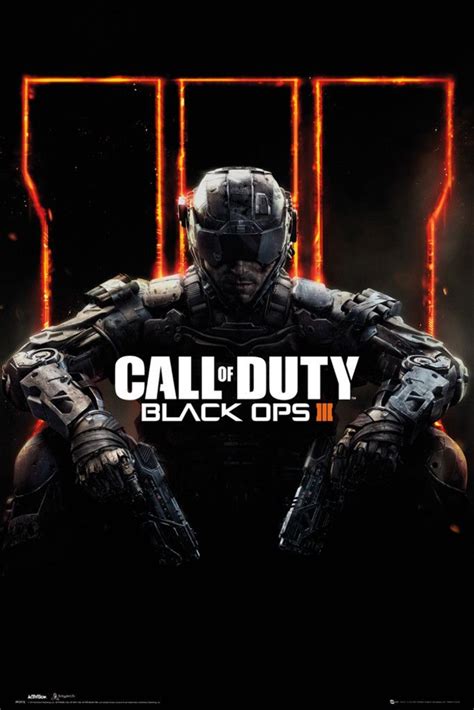 Call Of Duty Black Ops 3 Cover Official Poster Call Of Duty Black
