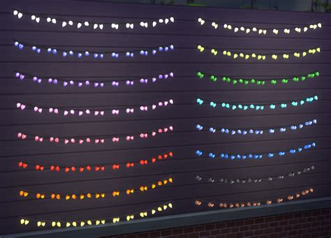 My Sims 4 Blog Bulb String Lights Wall And Ceiling By Brazenlotus