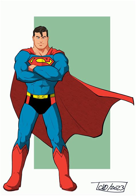 Superman Fan Art Trying A More Simple Cell Shade Style Rsuperman