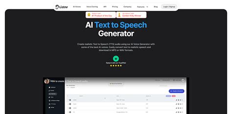 Listnr Ai Text To Speech Generator Tool 900 Voices In 142 Languages