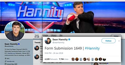 sean hannity s twitter disappears conspiracy theories ensue cbs san francisco