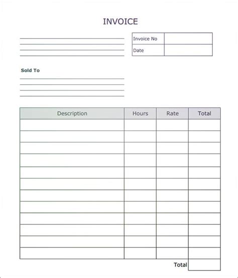 59 free printable garage invoice template word download by garage invoice template word can be beneficial inspiration for those who seek an image according specific categories, you can find it in this site. Pin on Fillable Invoice Blank in PDF