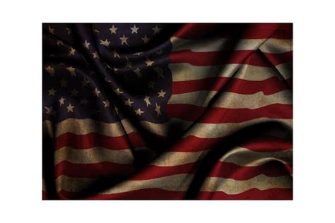 Realistic Grunge American Flag Graphic By Kjpargeter Images · Creative