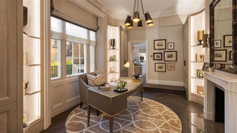 Belgravia Townhouse Transitional Home Office London By The Next