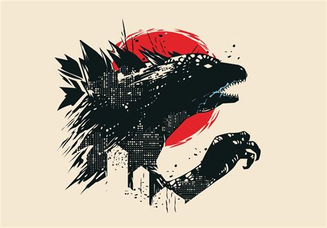 Godzilla Vector Logo 126545 Vector Art At Vecteezy