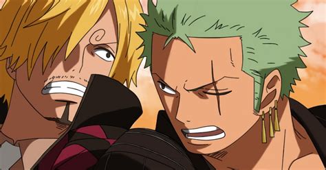 Zoro And Sanji Friends And Rivals One Piece Gold