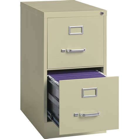 Hirsh Industries 2 Drawer Vertical File Cabinet — 22ind Putty Model
